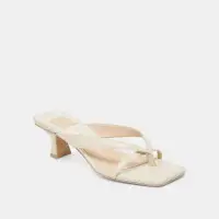 BREVEL WIDE HEELS OFF WHITE LEATHER(OFF WHITE LEATHER,6W)