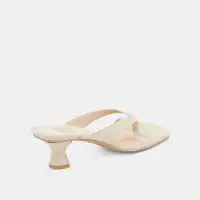 BREVEL WIDE HEELS OFF WHITE LEATHER(OFF WHITE LEATHER,6W)
