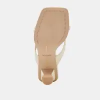 BREVEL WIDE HEELS OFF WHITE LEATHER(OFF WHITE LEATHER,6W)