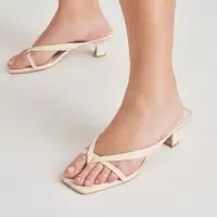 BREVEL HEELS OFF WHITE LEATHER(OFF WHITE LEATHER,5)