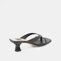 BREVEL WIDE HEELS ONYX LEATHER(ONYX LEATHER,6W)