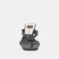 BREVEL WIDE HEELS ONYX LEATHER(ONYX LEATHER,6W)