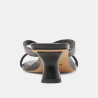 BREVEL WIDE HEELS ONYX LEATHER(ONYX LEATHER,6W)