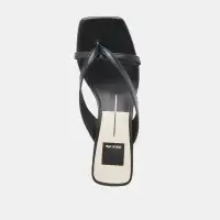 BREVEL WIDE HEELS ONYX LEATHER(ONYX LEATHER,6W)