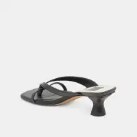 BREVEL WIDE HEELS ONYX LEATHER(ONYX LEATHER,6W)