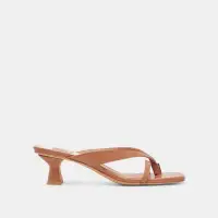 BREVEL WIDE HEELS SADDLE LEATHER
