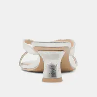 BREVEL HEELS SILVER DISTRESSED LEATHER(SILVER DISTRESSED LEATHER,5)