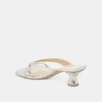 BREVEL HEELS SILVER DISTRESSED LEATHER(SILVER DISTRESSED LEATHER,5)