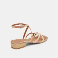 BRINN SANDALS LT NATURAL RAFFIA(LT NATURAL RAFFIA,5)