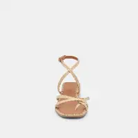 BRINN SANDALS LT NATURAL RAFFIA(LT NATURAL RAFFIA,5)