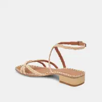 BRINN SANDALS LT NATURAL RAFFIA(LT NATURAL RAFFIA,5)