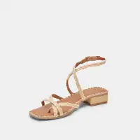 BRINN SANDALS LT NATURAL RAFFIA(LT NATURAL RAFFIA,5)