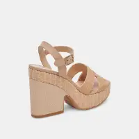 CALE HEELS LT NATURAL RAFFIA(LT NATURAL RAFFIA,5)