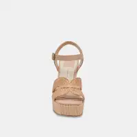 CALE HEELS LT NATURAL RAFFIA(LT NATURAL RAFFIA,5)
