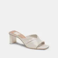 CARLAN HEELS OFF WHITE SILK(OFF WHITE SILK,5)