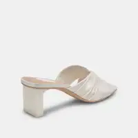 CARLAN HEELS OFF WHITE SILK(OFF WHITE SILK,5)