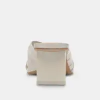 CARLAN HEELS OFF WHITE SILK(OFF WHITE SILK,5)