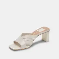 CARLAN HEELS OFF WHITE SILK(OFF WHITE SILK,5)