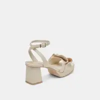 CHEER HEELS IVORY RAFFIA(IVORY RAFFIA,5)