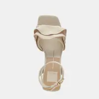 CHEER HEELS IVORY RAFFIA(IVORY RAFFIA,5)