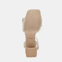 CHEER HEELS IVORY RAFFIA(IVORY RAFFIA,5)