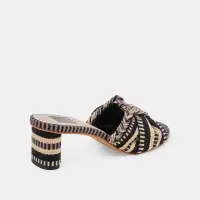DALLIE HEELS BLACK MULTI WOVEN(BLACK MULTI WOVEN,5)