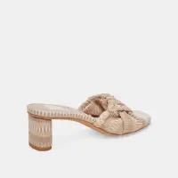 DALLIE HEELS NATURAL MULTI WOVEN(NATURAL MULTI WOVEN,5)