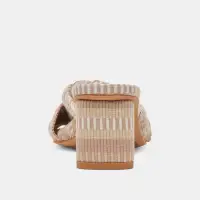DALLIE HEELS NATURAL MULTI WOVEN(NATURAL MULTI WOVEN,5)