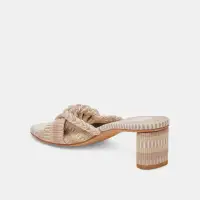 DALLIE HEELS NATURAL MULTI WOVEN(NATURAL MULTI WOVEN,5)