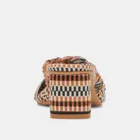 DALLIE HEELS TAN MULTI WOVEN(TAN MULTI WOVEN,5)