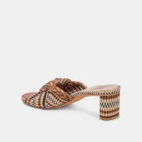 DALLIE HEELS TAN MULTI WOVEN(TAN MULTI WOVEN,5)