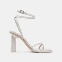 DISERE HEELS OFF WHITE SATIN