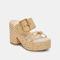 EDWINA HEELS LT NATURAL RAFFIA(LT NATURAL RAFFIA,5)