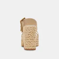 EDWINA HEELS LT NATURAL RAFFIA(LT NATURAL RAFFIA,5)