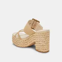 EDWINA HEELS LT NATURAL RAFFIA(LT NATURAL RAFFIA,5)
