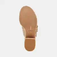 EDWINA HEELS WHITE NATURAL RAFFIA(WHITE NATURAL RAFFIA,5)
