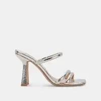 FORT HEELS LIGHT GOLD CRACKLED STELLA