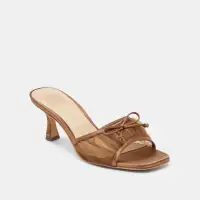 GALEN HEELS MID BROWN TULLE(MID BROWN TULLE,5)