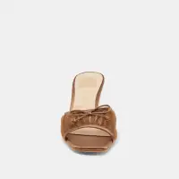 GALEN HEELS MID BROWN TULLE(MID BROWN TULLE,5)