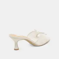 GALEN HEELS WHITE TULLE(WHITE TULLE,5)