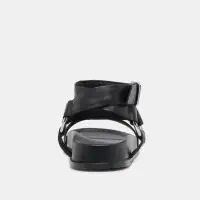 GILDA SANDALS BLACK LEATHER(BLACK LEATHER,6)