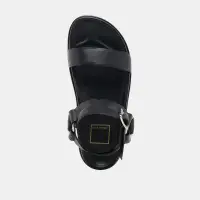GILDA SANDALS BLACK LEATHER(BLACK LEATHER,6)