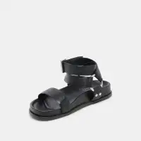 GILDA SANDALS BLACK LEATHER(BLACK LEATHER,6)