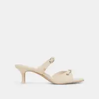 LORALI HEELS CREME LEATHER