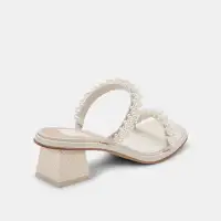 RIVER PEARL HEELS VANILLA PEARLS(VANILLA PEARLS,5)