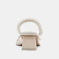 RIVER PEARL HEELS VANILLA PEARLS(VANILLA PEARLS,5)