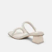 RIVER PEARL HEELS VANILLA PEARLS(VANILLA PEARLS,5)