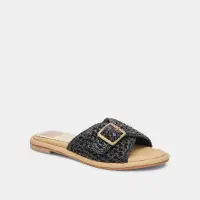 ALONZO SANDALS ONYX RAFFIA(ONYX RAFFIA,5)