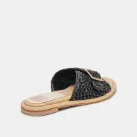 ALONZO SANDALS ONYX RAFFIA(ONYX RAFFIA,5)