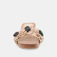 ARIENA SANDALS BLACK NATURAL FLORAL RAFFIA(BLACK NATURAL FLORAL RAFFIA,5)